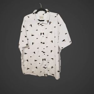 True Nation Toucan Button Down Shirt Men's 3XL
